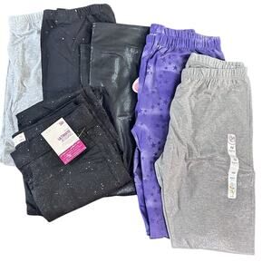Girls Leggings Lot Of 6 Size 16